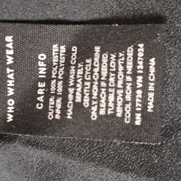 Who What Wear Black Pink Dark Cottagecore Feminine Ruffled Tiered Maxi Dress -M - Picture 11 of 12